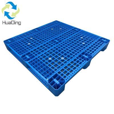 China Single Faced HDPE Material Three Runners Rack And Transport Plastic Pallet for sale