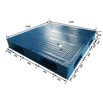 중국 Durable Anti Slip Single Faced Plastic Pallet 판매용