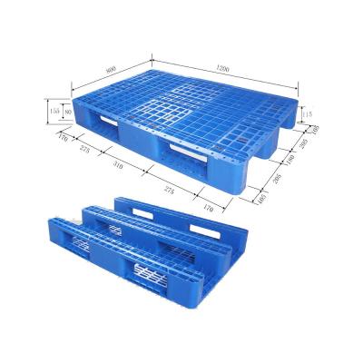 China Single Faced China Pallet 1200X800 Euro HDPE Blank Heavy Duty Euro Pallets zu verkaufen