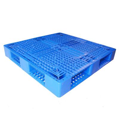 China Recycling Euro Pallet Single Faced Euro Pallet Heavy Duty Plastic Pallet Low Price Cheap Plastic Pallets zu verkaufen