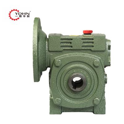 China Exquisite power transmission structure manufacturing casting iron worm gear reducer WPWDKS speed reducer for sale