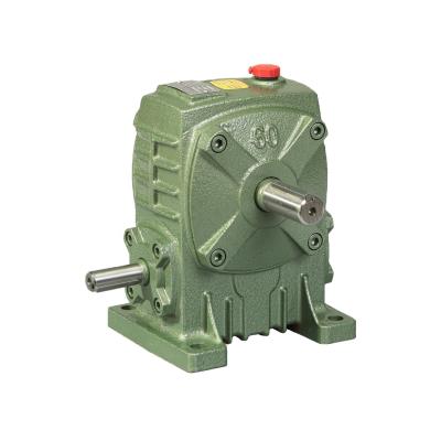 China Power Transmission 25-150rpm WPWDKS Hollow Worms High Torque Dual Shaft DC Transmission Gearbox For Drilling Rigs Motor for sale