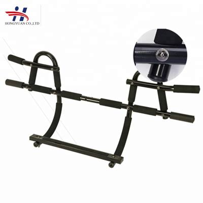 China Durable Fitness Gym Equipment Door Gym Bar Steel Pull Up Bar Home Gym Equipment for sale