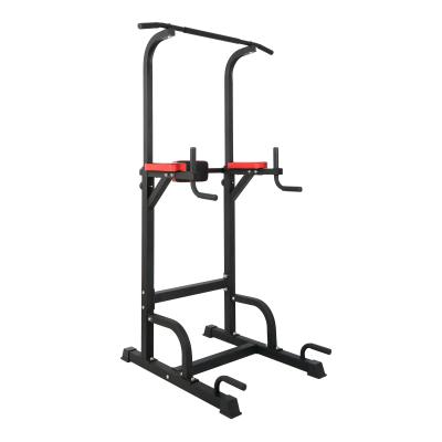 China Home Use Workout Equipment Steel Fitness Power Tower Indoor Adjustable Dip Station Pull Up Bar Power Rack for sale