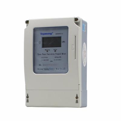 China High Accuracy Single Phase And Three Phase Intelligent Prepaid Electric Meter for sale