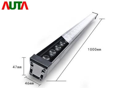 China Aluminum 24W Blue LED Wall Washer Lighting Waterproof With Tempered Glass for sale