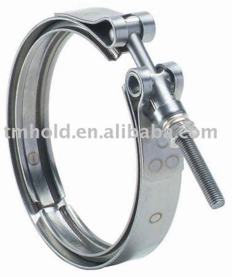 China Tm812 Heavy Duty T-Bolt V-Band Hose Clamps Stainless Steel  Metal Standard T CLAMP for sale