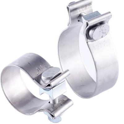 China Exclusive Reaction Block Stainless Steel Pipe Swivel Clamp, Exhaust Muffler Pipe Clamp for sale