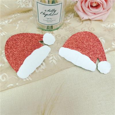 China Viscosity Christmas Fabric Invisible Breast Pies Adhesive Disposable Nipple Cover for sale