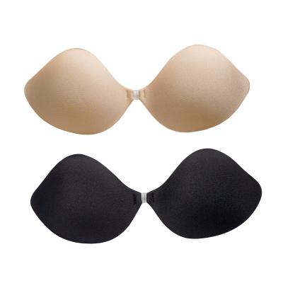 China Hot Selling Seamless Underwear Nipple Bra Breast Silicone Bra Insert Silicone Strapless Adhesive Bra for sale