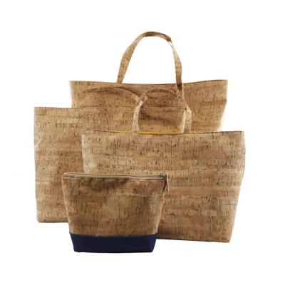 China Natural Cork Wood Material Eco - Friendly Shopping Bag for sale