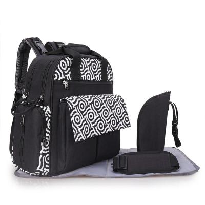 China Latest Eco - Friendly Quilted Diaper Bag Baby Changing Wet Diaper Bag for sale