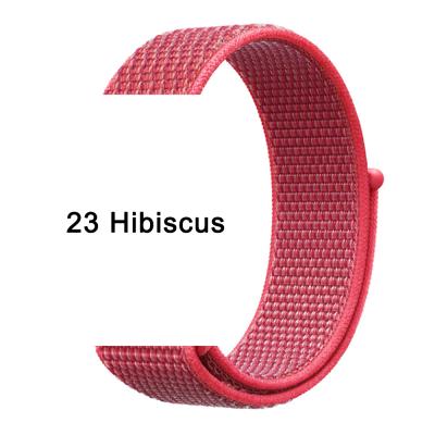 China Replacement Breathable Sports Buckle Nylon 119 Colors Cloth Strap Nylon Band For Apple Watch 1 2 3 4 5 6 7 for sale