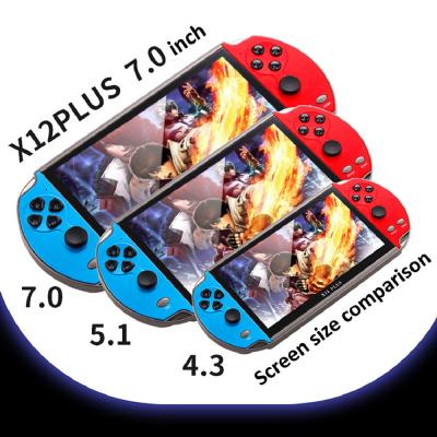 China 7 Inch Portable X12 10000 Mini Order Consolable Plus Classic Retro Game Console Handheld Game Player for psp X12 7.0