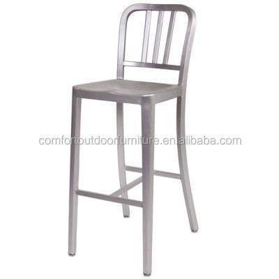 China Contemporary Outdoor Comfort Back Aluminum Bar Chair for sale