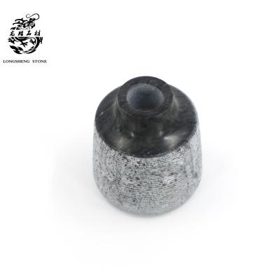 China Home Decoration Customization Marble Candle Jars And Stone Candlestick Holder for sale