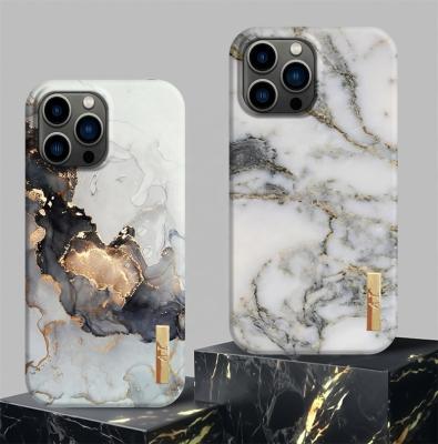 China Custom Gold-stamping Shockproof Luxury Gold Plated Flower Marble Animal Design Cell Phone Case Chrome Metal Band For iPhone 14 13 pro max for sale