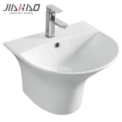 China Wholesale Price Coastal Customized Wall Hung Basin High Quality Wall Hung Ceramic Hand Wash Ceramic Wall-hung Basin for sale