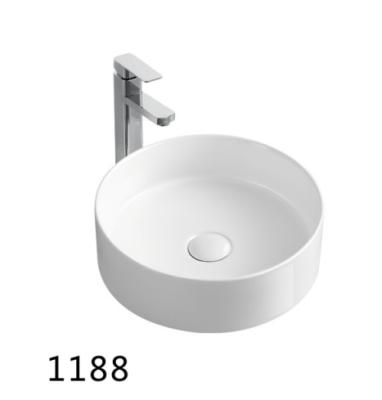 China Art Ceramic Hand Basin 1188 Rectangular Bathroom Piece New Shape Ceramic Art Hand Wash Basin for sale