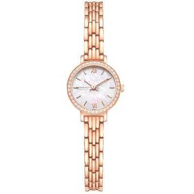 China Water Resistant Fashion Women Watch Metal Strap Rose Gold BROOM Face Ladies Watch for sale