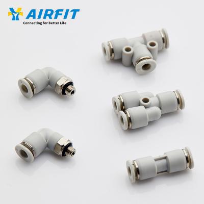 China Building Material Shops Pneumatic Plastic Airfit Air Hose Hardware Fittings for sale