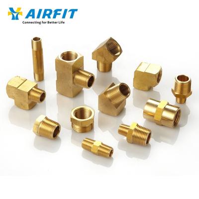 China Airfit Pneumatic Rocket Building Material Shops S.A.E 45 Brass Pipe Fittings for sale