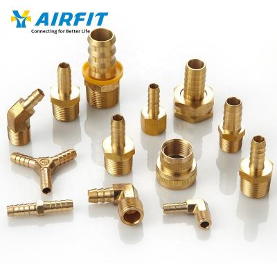 China Building Material Stores Airfit TEE Tube Three Ends Brass Compression Fittings for sale