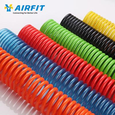 China PU Industry AIRFIT 10mm Flexible Pneumatic Spring Tube Cosmetic Tools for sale