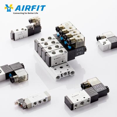 China AIRFIT ss304 ross automatic pneumatic control valve 24v spool solenoid valve for sale