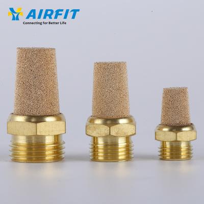 China Building Material Stores Airfit Brass A Type Pneumatic Parts Silencer Silencer SDV Silencer for sale