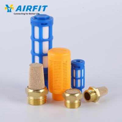 China Building Material Shop Airfit One-Stop Supply Accessories Parts Pneumatic Muffler Silence Muffler for sale