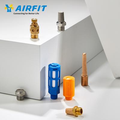 China Building Material Shops Airfit Other Pneumatic Tools Parts Stainless Steel Brass Plastic One Type Silencer SDV Type Silencer for sale