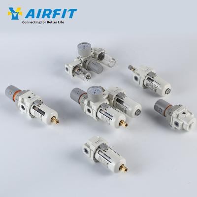 China ARIFIT SMC Auto Control FRL Airline F.R.L Fluid Oil Filter Manual Pressure Regulator Pneumatic Auto Lubricator for sale