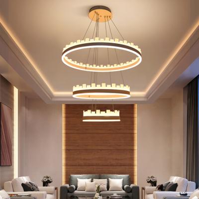 China High Quality Beautiful Iron Hotel Indoor Decoration Customized Color Changing Chandeliers Pendant Lights for sale