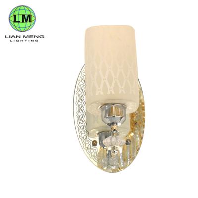 China Creative Beautiful Good Quality Retro Village Style Glass Wall Light for sale