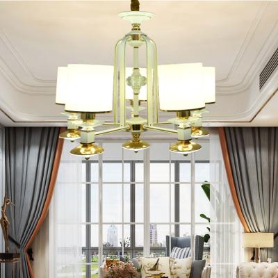 China Beautiful Modern Wholesale Hot Sale Iron Glass Pendant Light For Hotel Chandelier Lamp for sale