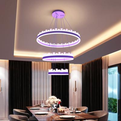 China Beautiful Modern Design Modern Restaurant Chandelier Iron Post Luxury Pendant Light for sale