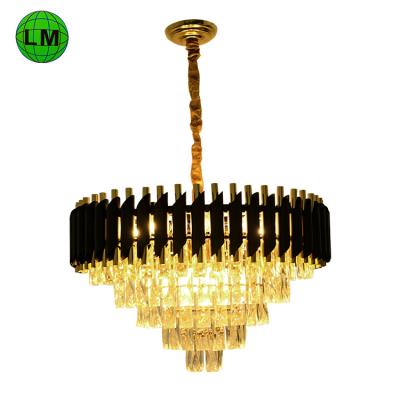 China Beautiful Contemporary Exquisite Home Living Room Crystal Pendant Light Luxury Chandelier for sale