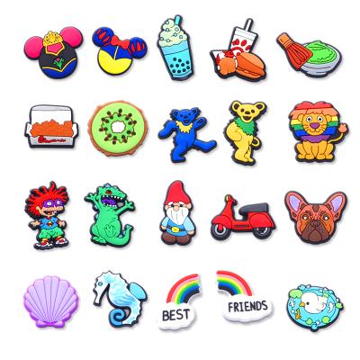 China Shoe Buckle Cartoon Shoe Charms Shoe Accessories Ornaments Fit For Cartoon Croc Charms for sale