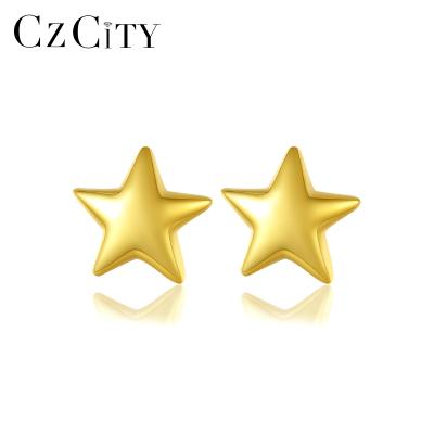 China Cheap Cute CZCITY Woman Stud Made in TB Earing Pin Children Unique Jewelry Star Sterling Silver Earring from China for sale