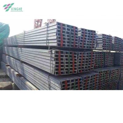 China Construction steel structure building material, galvanized steel profile, iron beams channel steel for roof for sale