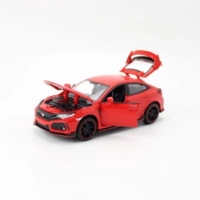 China Diecast Toy New Arrival 1:32 Scale HONDA CIVIC TYPE R Car Alloy Model Cars Collection Edition Toy for sale