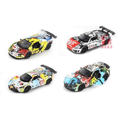 China 2021 Diecast Toy New Design 1:36 Alloy Sports Car Model Children's Toy Car Ornaments Pull Back Car Diecast Toy Vehicles Gift for sale