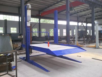 China Twee kolommen hydraulische parkeerlift 2700 kg Hydraulisch parkeerstelsel met stapel Te koop