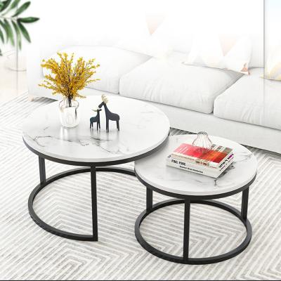 China Adjustable (height) Cheap centre table modern custom round wood designer furniture coffee table coffee set tea table living room furniture for sale