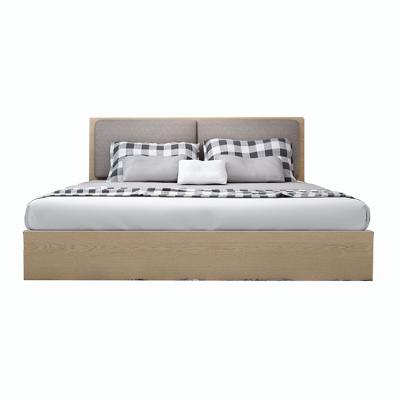 China Environmental Material Factory Modern Wooden Double Bed Designs Home Beds With Drawers for sale