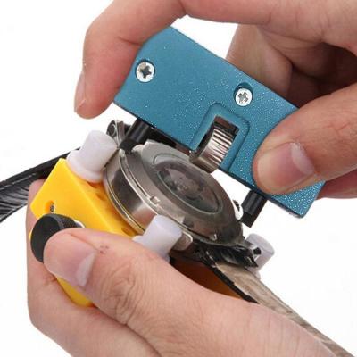 China Narrower Tool Adjustable Back Press Opener Watch Case Opener Watch Battery Remover Screw Wrench Repair Watchmaker Tools for sale