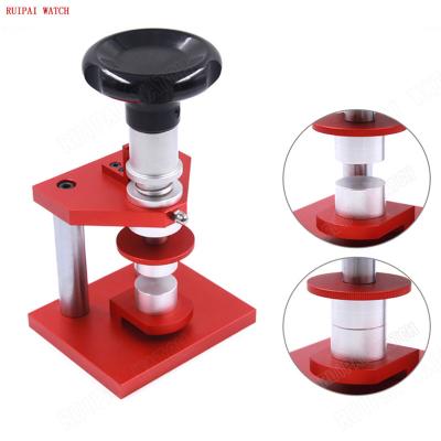 China New RED Closing Watch Case OEM Bench Watch Crystal Bezel Press Watch Case Back Tool Pressing for sale