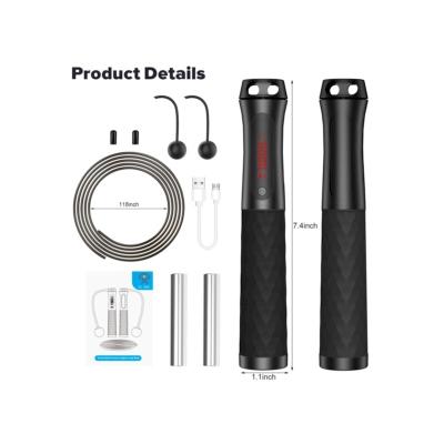 China Digital Counting Smart Wireless Hot Sale Factory Price Voice Control Wireless Smart Jump Rope for sale