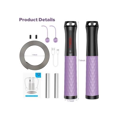 China Digital Counting 2022 New Reasonable Price Wireless High Quality Rope Machine Wholesale Digital Jumping Cordless Jump Rope for sale